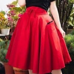 PUG Red Corset Skirt 1x